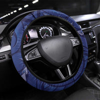 Guam Chief Kepuha Steering Wheel Cover Chamorro Pride LT05 Universal Fit Blue - Polynesian Pride