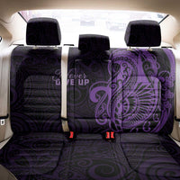 Lupus Warrior Back Car Seat Cover Never Give Up Polynesian Style LT05 - Polynesian Pride