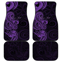 Personalised Lupus Warrior Car Mats Never Give Up Polynesian Style LT05 - Polynesian Pride