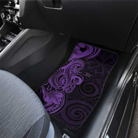 Personalised Lupus Warrior Car Mats Never Give Up Polynesian Style LT05 - Polynesian Pride