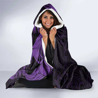 Lupus Warrior Hooded Blanket Never Give Up Polynesian Style LT05 - Polynesian Pride