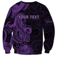 Personalised Lupus Warrior Sweatshirt Never Give Up Polynesian Style LT05 - Polynesian Pride