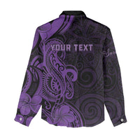 Personalised Lupus Warrior Women Casual Shirt Never Give Up Polynesian Style LT05 - Polynesian Pride