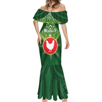 Personalized American Samoa Manu'a Cession Day Mermaid Dress With Polynesian Pattern LT05 - Polynesian Pride