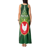 Personalized American Samoa Manu'a Cession Day Tank Maxi Dress With Polynesian Pattern LT05 - Polynesian Pride