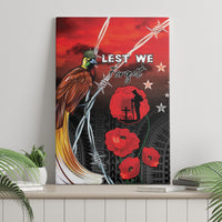 Papua New Guinea Remembrance Day Canvas Wall Art Lest We Forget LT05 - Polynesian Pride