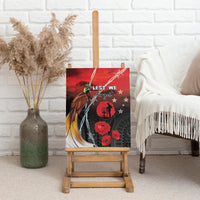 Papua New Guinea Remembrance Day Canvas Wall Art Lest We Forget LT05 - Polynesian Pride