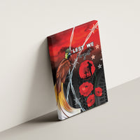 Papua New Guinea Remembrance Day Canvas Wall Art Lest We Forget LT05 - Polynesian Pride