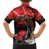 Papua New Guinea Remembrance Day Hawaiian Shirt Lest We Forget LT05 - Polynesian Pride