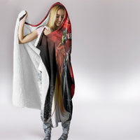 Papua New Guinea Remembrance Day Hooded Blanket Lest We Forget LT05 - Polynesian Pride