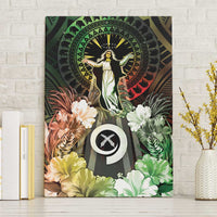 Vanuatu Happy Assumption Day Canvas Wall Art LT05 Without Frame Reggae - Polynesian Pride