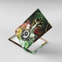 Vanuatu Happy Assumption Day Canvas Wall Art LT05 With Frame Reggae - Polynesian Pride
