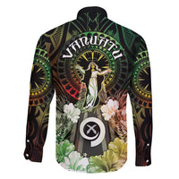Vanuatu Happy Assumption Day Family Matching Summer Maxi Dress and Hawaiian Shirt LT05 - Polynesian Pride