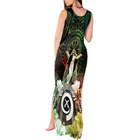 Vanuatu Happy Assumption Day Tank Maxi Dress LT05 - Polynesian Pride