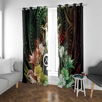 Vanuatu Happy Assumption Day Window Curtain LT05 With Grommets Reggae - Polynesian Pride