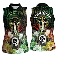 Vanuatu Happy Assumption Day Women Sleeveless Polo Shirt