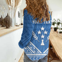 Personalised Kosrae State Gospel Day Women Casual Shirt Simple Style