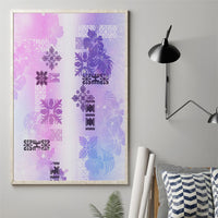 Hawaiian Quilt Canvas Wall Art Vintage Pattern Galaxy LT05 - Polynesian Pride