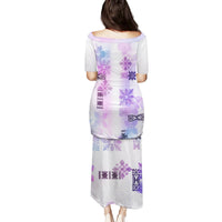 Hawaiian Quilt Family Matching Puletasi Dress and Hawaiian Shirt Vintage Pattern Galaxy LT05 - Polynesian Pride