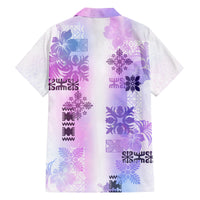 Hawaiian Quilt Family Matching Tank Maxi Dress and Hawaiian Shirt Vintage Pattern Galaxy LT05 - Polynesian Pride