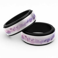 Hawaiian Quilt Spinner Ring Vintage Pattern Galaxy - Polynesian Pride