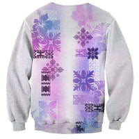 Hawaiian Quilt Sweatshirt Vintage Pattern Galaxy LT05 - Polynesian Pride