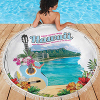 Aloha Hawaii Waikiki Beach Landscape Beach Blanket LT05 - Polynesian Pride