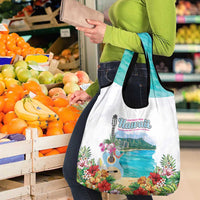 Aloha Hawaii Waikiki Beach Landscape Grocery Bag LT05 - Polynesian Pride