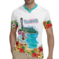 Aloha Hawaii Waikiki Beach Landscape Rugby Jersey LT05 - Polynesian Pride