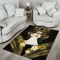 Niue Women's Day Area Rug With Polynesian Pattern