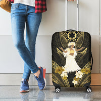 Niue Women's Day Luggage Cover With Polynesian Pattern