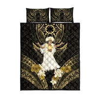 Niue Women's Day Quilt Bed Set With Polynesian Pattern LT05 - Polynesian Pride