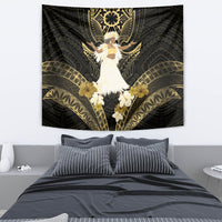 Niue Women's Day Tapestry With Polynesian Pattern LT05 - Polynesian Pride