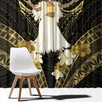 Niue Women's Day Window Curtain With Polynesian Pattern LT05 - Polynesian Pride