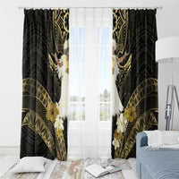 Niue Women's Day Window Curtain With Polynesian Pattern LT05 - Polynesian Pride