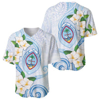 Guam Chamorro Baseball Jersey Guasali Flowers Curves Style
