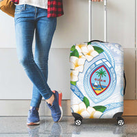 Guam Chamorro Luggage Cover Guasali Flowers Curves Style