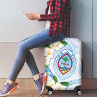 Guam Chamorro Luggage Cover Guasali Flowers Curves Style