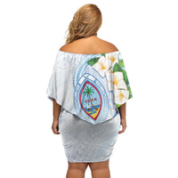Guam Chamorro Off Shoulder Short Dress Guasali Flowers Curves Style
