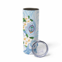 Guam Chamorro Skinny Tumbler Guasali Flowers Curves Style