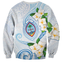 Guam Chamorro Sweatshirt Guasali Flowers Curves Style LT05 - Polynesian Pride