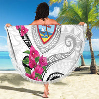Guam Chamorro Beach Blanket Curves Polynesian Tattoo Mix Bougainvillea