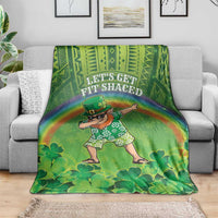 Hawaii Saint Patrick's Day Blanket Let's Get Fit Shaced LT05 - Polynesian Pride