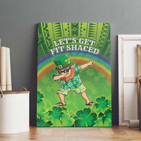 Hawaii Saint Patrick's Day Canvas Wall Art Let's Get Fit Shaced LT05 - Polynesian Pride