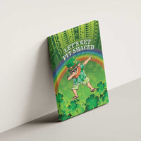 Hawaii Saint Patrick's Day Canvas Wall Art Let's Get Fit Shaced LT05 - Polynesian Pride