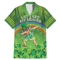 Personalised Hawaii Saint Patrick's Day Family Matching Mermaid Dress and Hawaiian Shirt Let's Get Fit Shaced