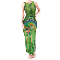 Personalised Hawaii Saint Patrick's Day Tank Maxi Dress Let's Get Fit Shaced LT05 Women Green - Polynesian Pride