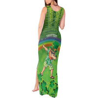 Personalised Hawaii Saint Patrick's Day Tank Maxi Dress Let's Get Fit Shaced LT05 - Polynesian Pride