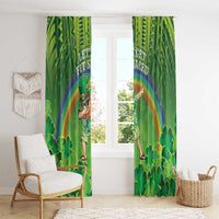 Hawaii Saint Patrick's Day Window Curtain Let's Get Fit Shaced LT05 - Polynesian Pride