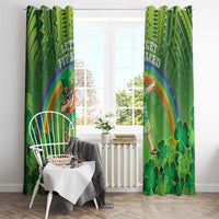 Hawaii Saint Patrick's Day Window Curtain Let's Get Fit Shaced LT05 - Polynesian Pride